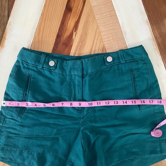 White House Black Market Linen Shorts Size 0 - Picture 9 of 11